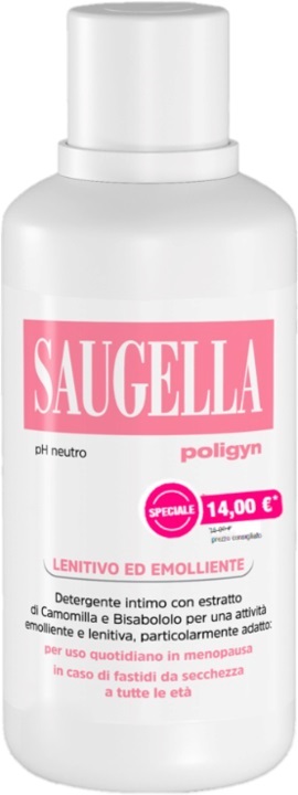 SAUGELLA POLIGYN PH NEUTRO LENITIVO ED EMOLLIENTE 500 ML TAGLIO PREZZO - Farmacia Bartoli