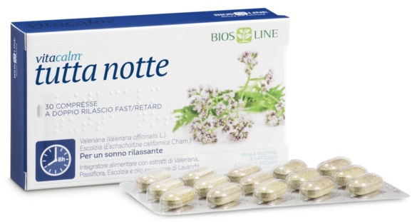 VITACALM TUTTA NOTTE FAST/RETARD 30 COMPRESSE - Farmacia Bartoli
