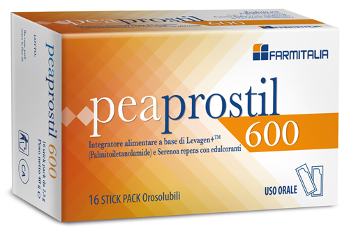 PEAPROSTIL 600 16 STICK PACK OROSOLUBILI - Farmacia Bartoli