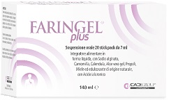 FARINGEL PLUS 20 STICK PACK 7 ML - Farmacia Bartoli