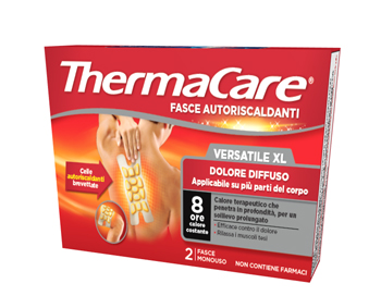 FASCIA AUTORISCALDANTE VERSATILE THERMACARE XL 2 PEZZI - Farmacia Bartoli