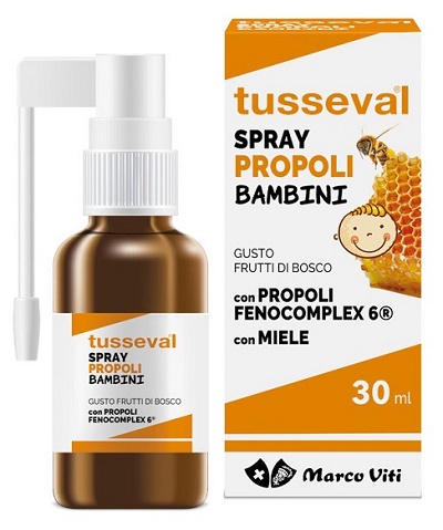 TUSSEVAL GOLA PROPOLI SPRAY PER BAMBINI 30 ML - Farmacia Bartoli