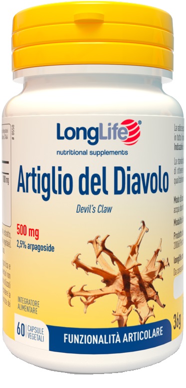 LONGLIFE ARTIGLIO DEL DIAVOLO 2% 60 CAPSULE - Farmacia Bartoli