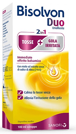 BISOLVON DUO SCIROPPO EMOLLIENTE 100 ML - Farmacia Bartoli