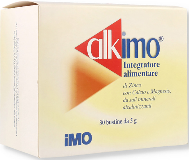 ALKIMO INTEGRATORE ZINCO CALCIO/MAGNESIO 30 BUSTINE - Farmacia Bartoli