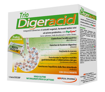 TRIO DIGERACID 12 BUSTINE - Farmacia Bartoli