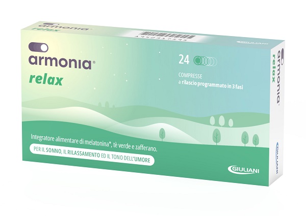 ARMONIA RELAX 1 MG A BASE DI MELATONINA 24 COMPRESSE - Farmacia Bartoli