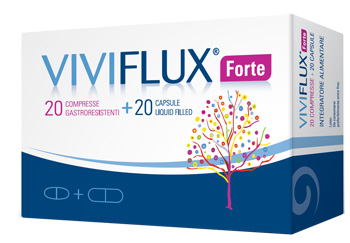 VIVIFLUX FORTE 20 COMPRESSE GASTRORESISTENTI + 20 CAPSULE LIQUID FILLER - Farmacia Bartoli