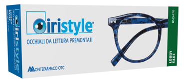 OCCHIALE DA LETTURA PREMONTATO IRISTYLE LOBBY BLUE +1,50 1 PAIO - Farmacia Bartoli