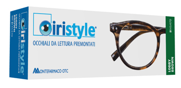 OCCHIALE DA LETTURA PREMONTATO IRISTYLE LOBBY BROWN +2,00 1 PAIO - Farmacia Bartoli