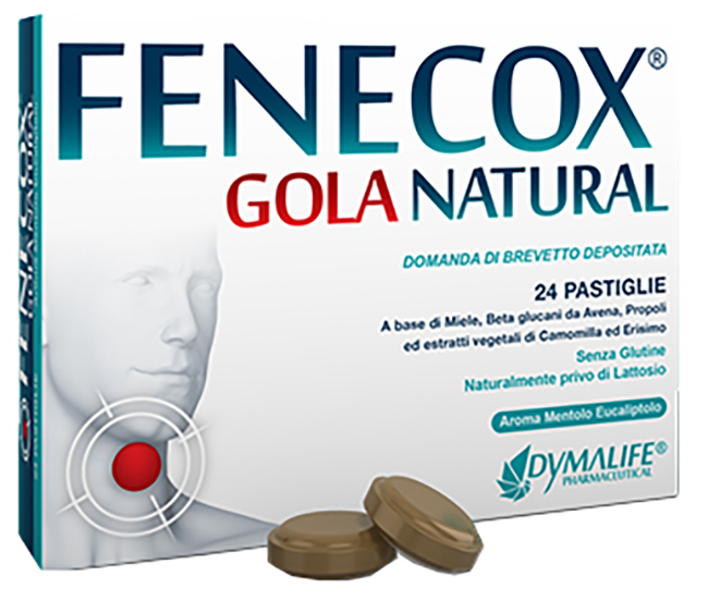 FENECOX GOLA NATURAL MENTOLO EUCALIPTO 36 PASTIGLIE - Farmacia Bartoli