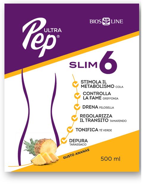 ULTRA PEP SLIM 6 ANANAS 500 ML - Farmacia Bartoli
