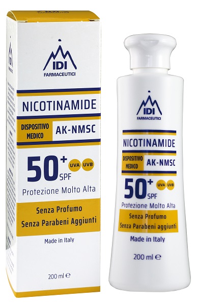 NICOTINAMIDE AK-NMSC 50+SPF PROTEZIONE MOLTO ALTA 200 ML - Farmacia Bartoli