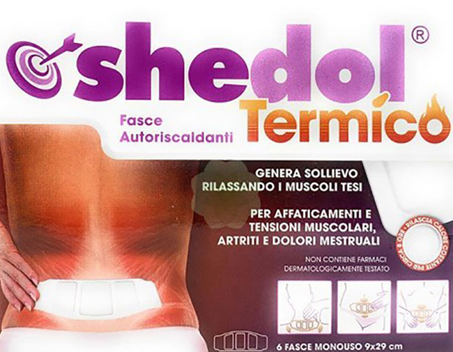 CEROTTO AUTORISCALDANTE SHEDOL TERMICO 6 PEZZI - Farmacia Bartoli