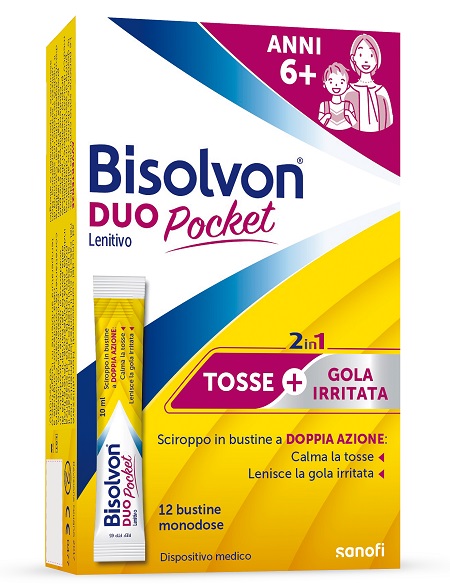 BISOLVON DUO POCKET LENITIVO NEW 12 BUSTINE - Farmacia Bartoli
