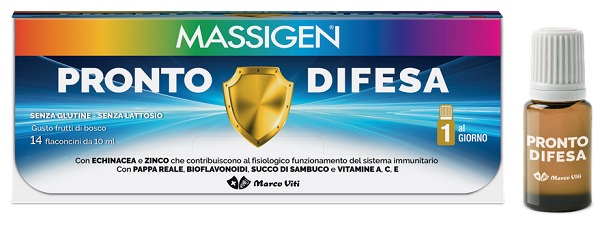 MASSIGEN PRONTO DIFESA 14 FLACONI X 10 ML - Farmacia Bartoli
