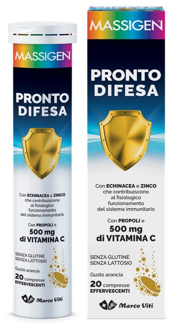 MASSIGEN PRONTO DIFESA 20 COMPRESSE EFFERVESCENTI - Farmacia Bartoli