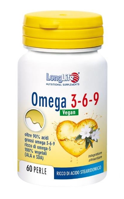 LONGLIFE OMEGA 3-6-9 VEGAN 750 MG 60 PERLE VEGETALI - Farmacia Bartoli
