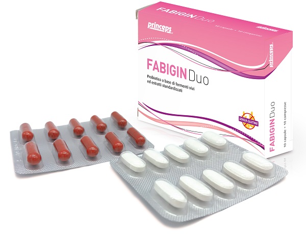 FABIGIN DUO 10 CAPSULE 10 COMPRESSE - Farmacia Bartoli