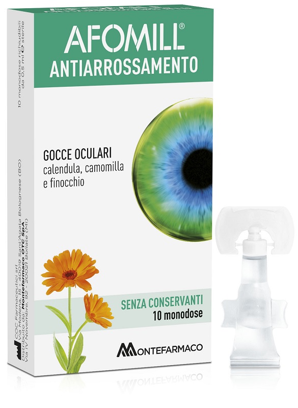 AFOMILL ANTIARROSSAMENTO SENZA CONSERVANTI 10 FIALE DA 0,5 ML - Farmacia Bartoli