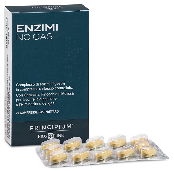 PRINCIPIUM ENZIMI NO GAS FAST/RETARD 24 COMPRESSE - Farmacia Bartoli