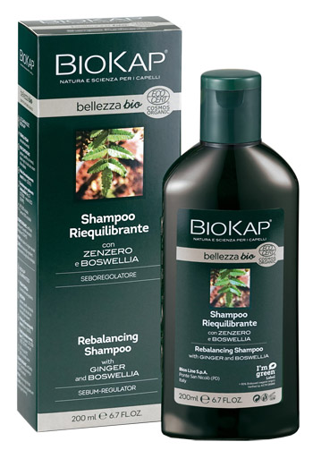 BIOKAP BELLEZZA BIO SHAMPOO RIEQUILIBRANTE COSMOS ECOCERT 200 ML BIOSLINE - Farmacia Bartoli