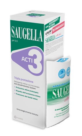 SAUGELLA ACTI3 250 ML + ASSORBENTI INTERNI OMAGGIO - Farmacia Bartoli