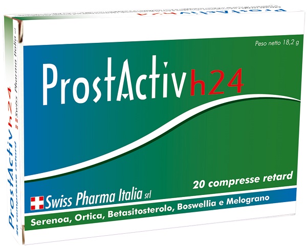 PROSTACTIV H24 20 COMPRESSE RETARD - Farmacia Bartoli