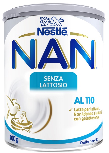 NAN AL 110 SENZA LATTOSIO 400 G - Farmacia Bartoli