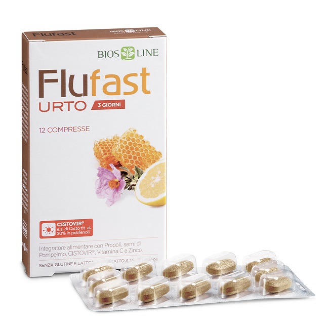 APIX PROPOLI FLUFAST URTO 3 GIORNI 12 COMPRESSE BIOSLINE - Farmacia Bartoli
