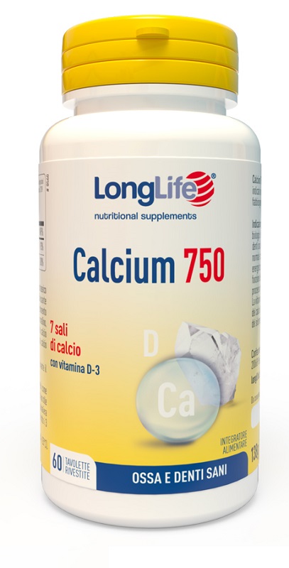 LONGLIFE CALCIUM 750 MG 60 TAVOLETTE - Farmacia Bartoli