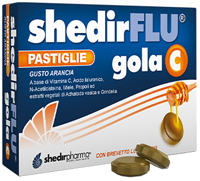 SHEDIRFLU GOLA C ARANCIA 36 PASTIGLIE - Farmacia Bartoli