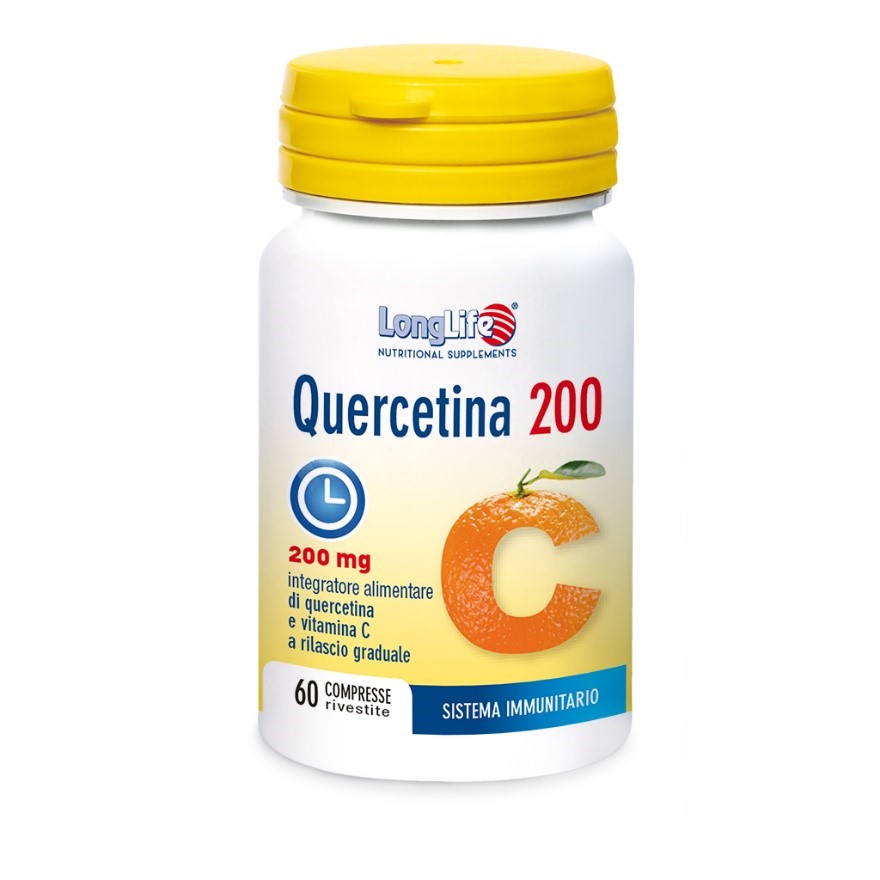 LONGLIFE QUERCETINA 200 60 COMPRESSE RIVESTITE - Farmacia Bartoli