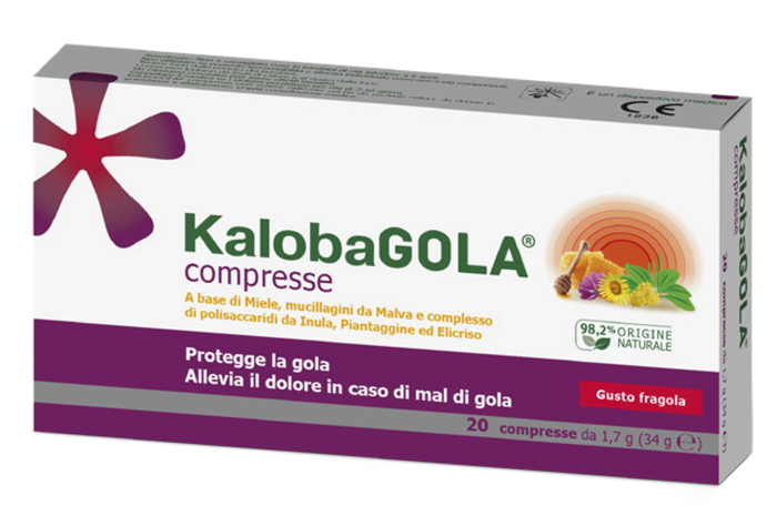 KALOBAGOLA 20 COMPRESSE FRAGOLA - Farmacia Bartoli
