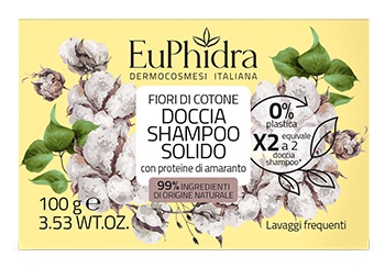 EUPHIDRA DOCCIA SHAMPOO SOLIDO FIORI DI COTONE 100 G - Farmacia Bartoli