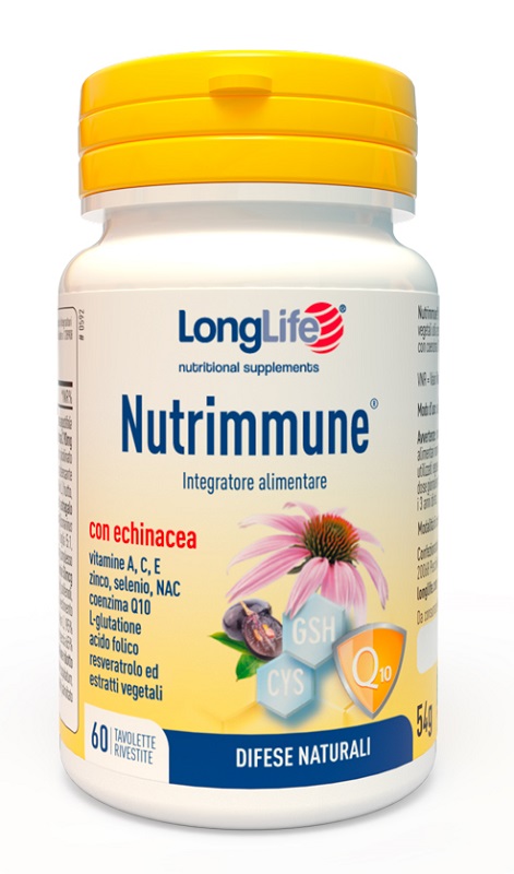 LONGLIFE NUTRIMMUNE 60 TAVOLETTE RIVESTITE - Farmacia Bartoli