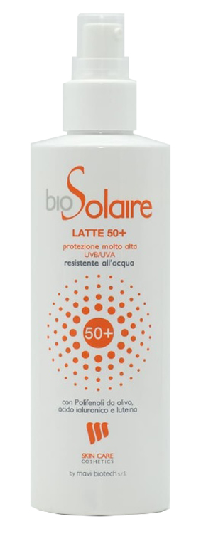 BIOSOLAIRE LATTE 50+ PROTEZIONE MOLTO ALTA 200 ML - Farmacia Bartoli