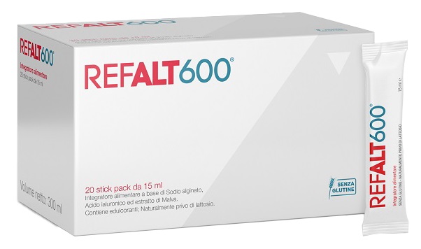REFALT 600 20 STICK PACK X 15 ML - Farmacia Bartoli