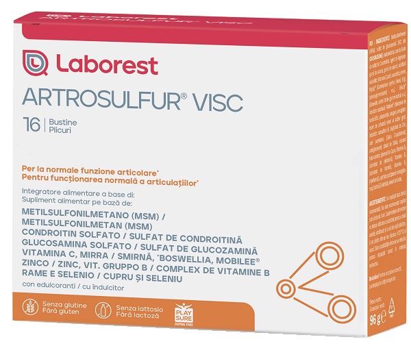 ARTROSULFUR VISC 16 BUSTINE DA 6 G - Farmacia Bartoli