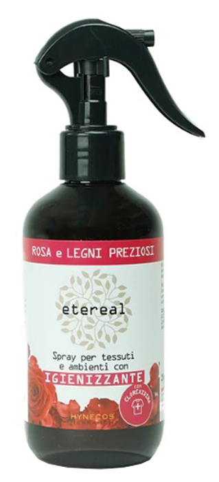 ETEREAL SPRAY PER TESSUTI E AMBIENTI IGIENIZZANTE ROSA E LEGNI PREZIOSI 250 ML - Farmacia Bartoli