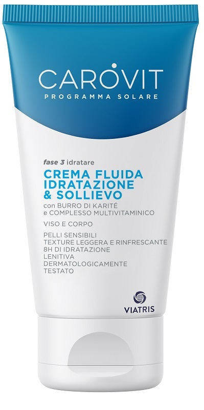 CAROVIT PROGRAMMA SOLARE CREMA FLUIDA IDRATAZIONE & SOLLIEVO 150 ML - Farmacia Bartoli