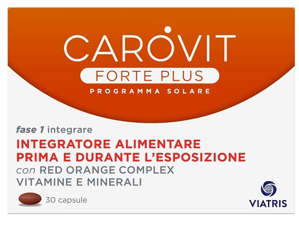 CAROVIT FORTE PLUS PROGRAMMA SOLARE 30 CAPSULE BL - Farmacia Bartoli
