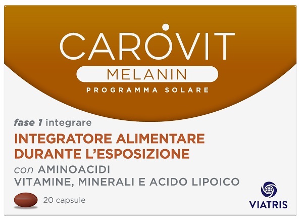 CAROVIT MELANIN PROGRAMMA SOLARE 20 CAPSULE - Farmacia Bartoli