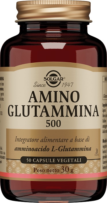 AMINO GLUTAMMINA 500 50 CAPSULE VEGETALI - Farmacia Bartoli