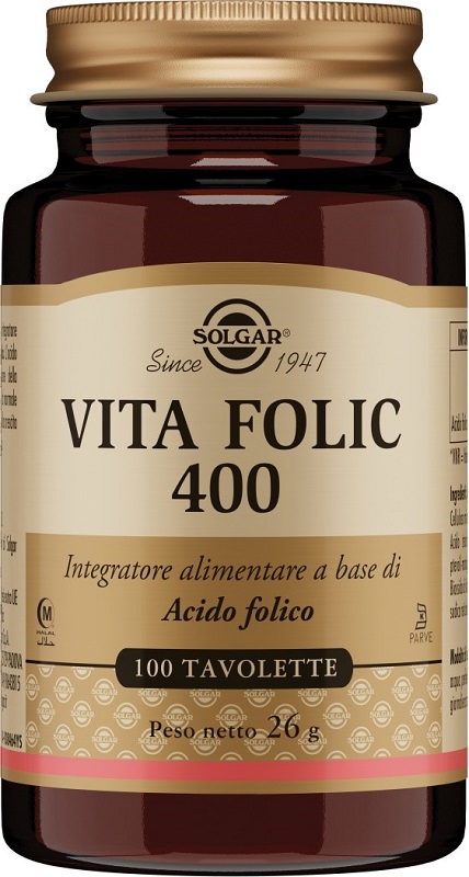 VITA FOLIC 400 100 TAVOLETTE - Farmacia Bartoli