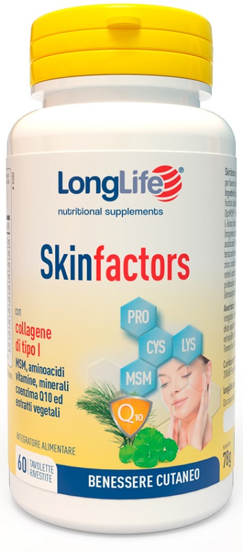 LONGLIFE SKIN FACTORS 60 TAVOLETTE RIVESTITE - Farmacia Bartoli