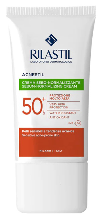 RILASTIL SUN SYSTEM ACNESTIL CREMA SPF50+ 40 ML - Farmacia Bartoli