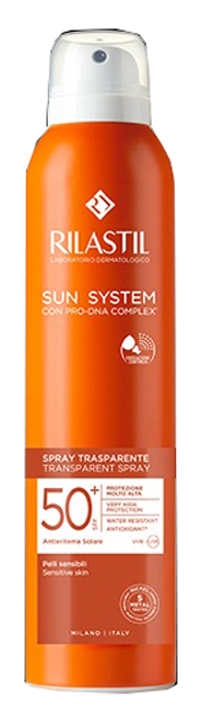 RILASTIL SUN SYSTEM TRASPARENT SPRAY SPF50+ 200 ML - Farmacia Bartoli