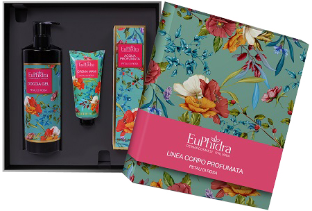 EUPHIDRA COFANETTO PETALI ROSA 1 DOCCIA GEL 400 ML + 1 ACQUA PROFUMATA 125 ML + 1 CREMA MANI 50 ML - Farmacia Bartoli