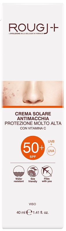 ROUGJ SOLARE SPF50+ VISO ANTIMACCHIA VITAMINA C 40 ML - Farmacia Bartoli